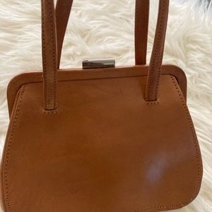 Fossil leather mini bag